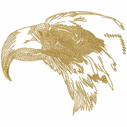 Eagle And Falcon Embroidery Design 4